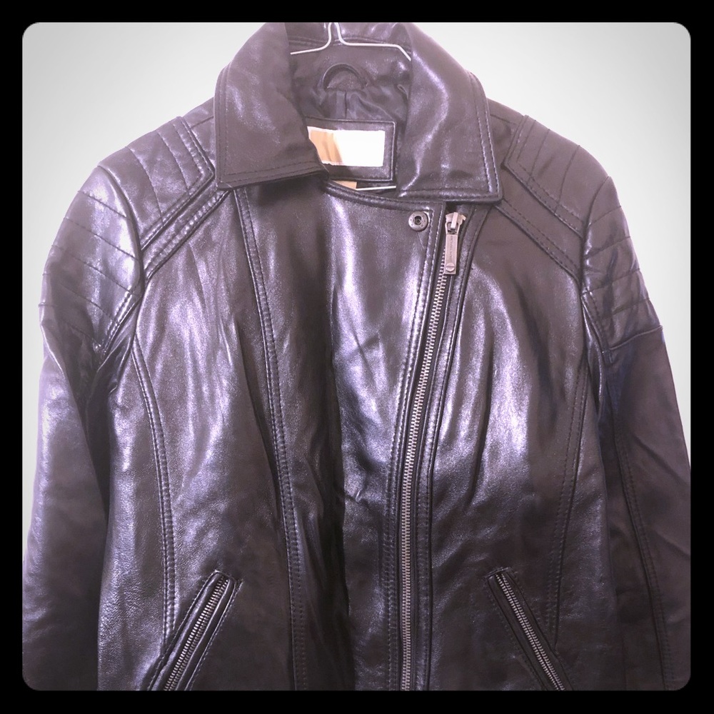 NEVER WORN Michael Kors Leather Jacket